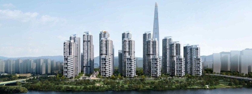 잠실장미아파트재건축-조감도